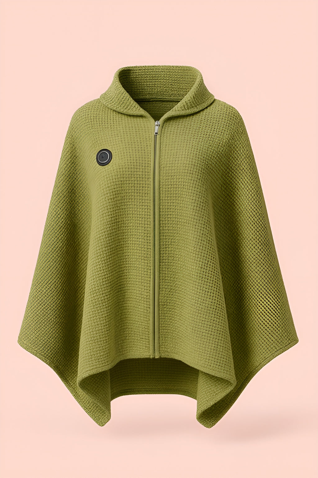 Melo USB heated throw blanket in green